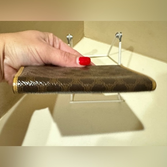 Celine Wallet Bifold Mcadam Brown PVC Leather - Picture 5 of 12